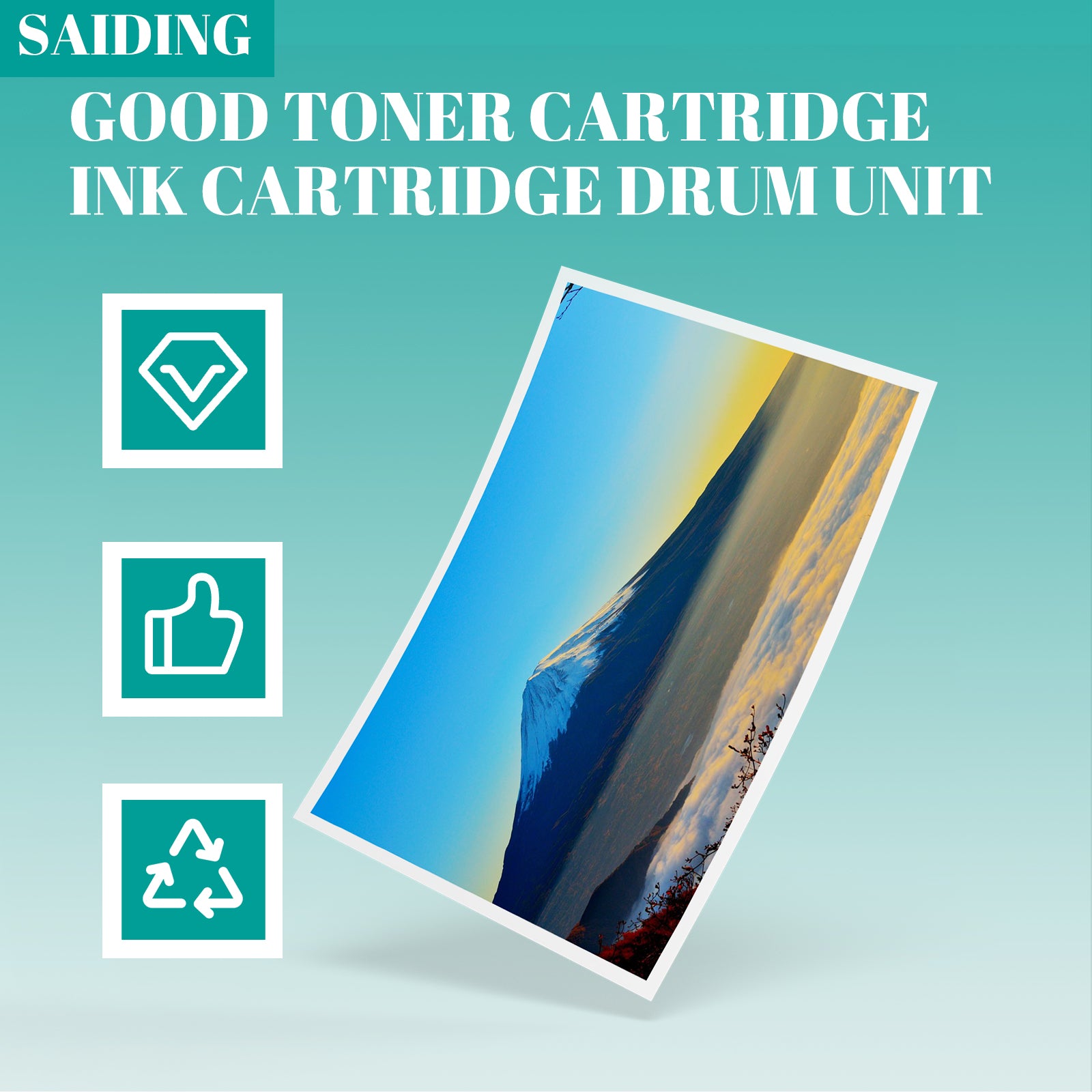 SAIDING Remanufactured TFC330 T-FC330 TFC330U T-FC330U Toner Cartridge Replacement E-Studio 330AC 400AC Printer(4-Pack).