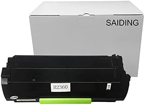 SAIDING Compatible Toner Cartridge Replacement for Dell M11XH B2360 B3460 B3465 Black Toner to Use with B2360d B2360dn B3460dn B3465dn B3465dnf B3465dnf MFP Printer (2 Black)