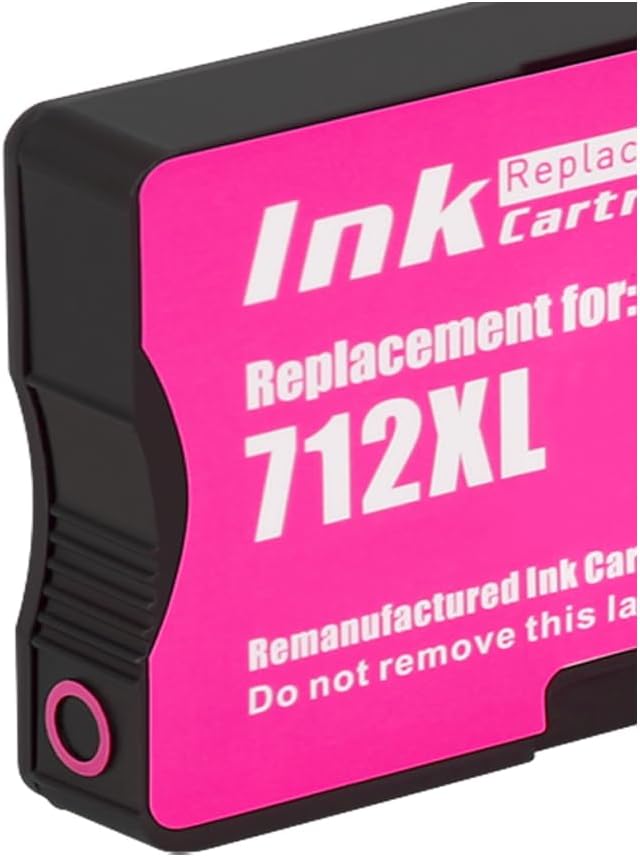 SAIDING Remanufactured 712 712XL Ink Cartridges Replacement for DesignJet T230 T210 T650 T630 Studio Plotter Printer.(4-Pack)