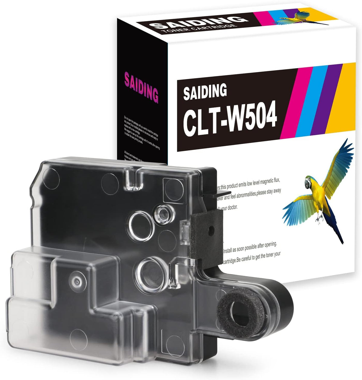 SAIDING CLT-W504 Waste Toner Container Compatible with Samsung CLT W504 CLP-Xpress Xpress C1810W C1860FW CLP415NW CLX4195FW C1860FW CLP-415NW CLX4195, CLX-4195FW （1 Pack）