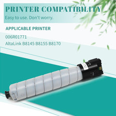 SAIDING Compatible B8170 B8155 B8145 Black Toner Cartridge for Xerox 006R01771 Toner Cartridge Replacement for Xerox AltaLink B8145 B8155 B8170 Printer