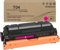 SAIDING T04 Toner Cartridge 2978C001AA Magenta Toner Cartridge Compatible for Canon C475iF III C475iFZ III DX C477iF C477iFZ C478iF C478iFZ C568iF C568iFZ Printer.