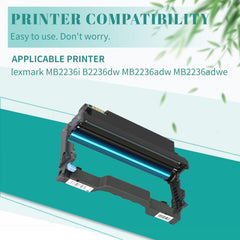 SAIDING Remanufactured Imaging Unit Replacement for B220Z00 B2236 Drum Unit to Use with MB2236i B2236dw MB2236adw MB2236adwe Printer (1 Pack, No Toner)