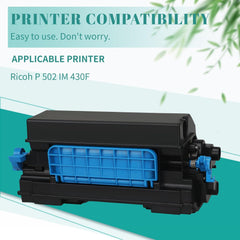 SAIDING Compatible Toner Cartridge IM430 P502 418126 Replacement for Ricoh P 502 IM 430F Printer.(17400-Pages,1 Black)