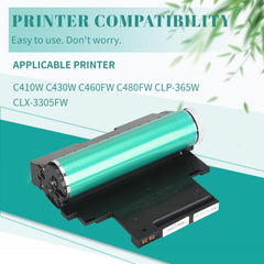 SAIDING CLT-R406 Imaging Unit R406 Drum Unit Compatible for Samsung Xpress C480FW C460FW C430W C410W CLX-3305FW CLP-365W Printer