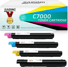 SAIDING Remanufactured Toner Cartridge Replacement for Xerox C7000 106R03757 106R03758 106R03759 106R03760 to Use with VersaLink C7000 C7000DN C7000N Printer (4 Pack)