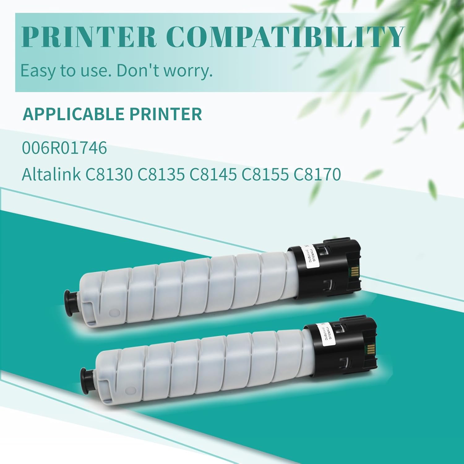 SAIDING Remanufactured Toner Cartridge Replacement for C8130 006R01746 to use with Xerox Altalink C8130 C8135 C8145 C8155 C8170 (2 Black)