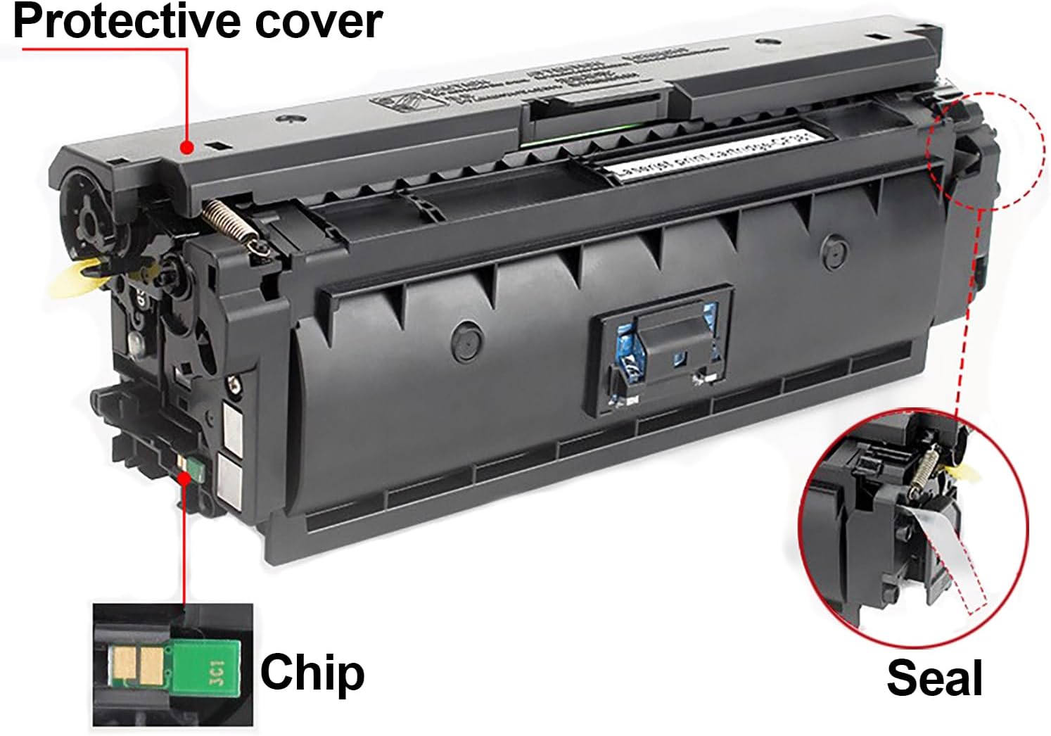 SAIDING W9000MC W9001MC W9002MC W9003MC Toner Cartridge High Yield Replacement for e65160dn e65150dn e65060dn e65050dn Printer.(4-Pack)