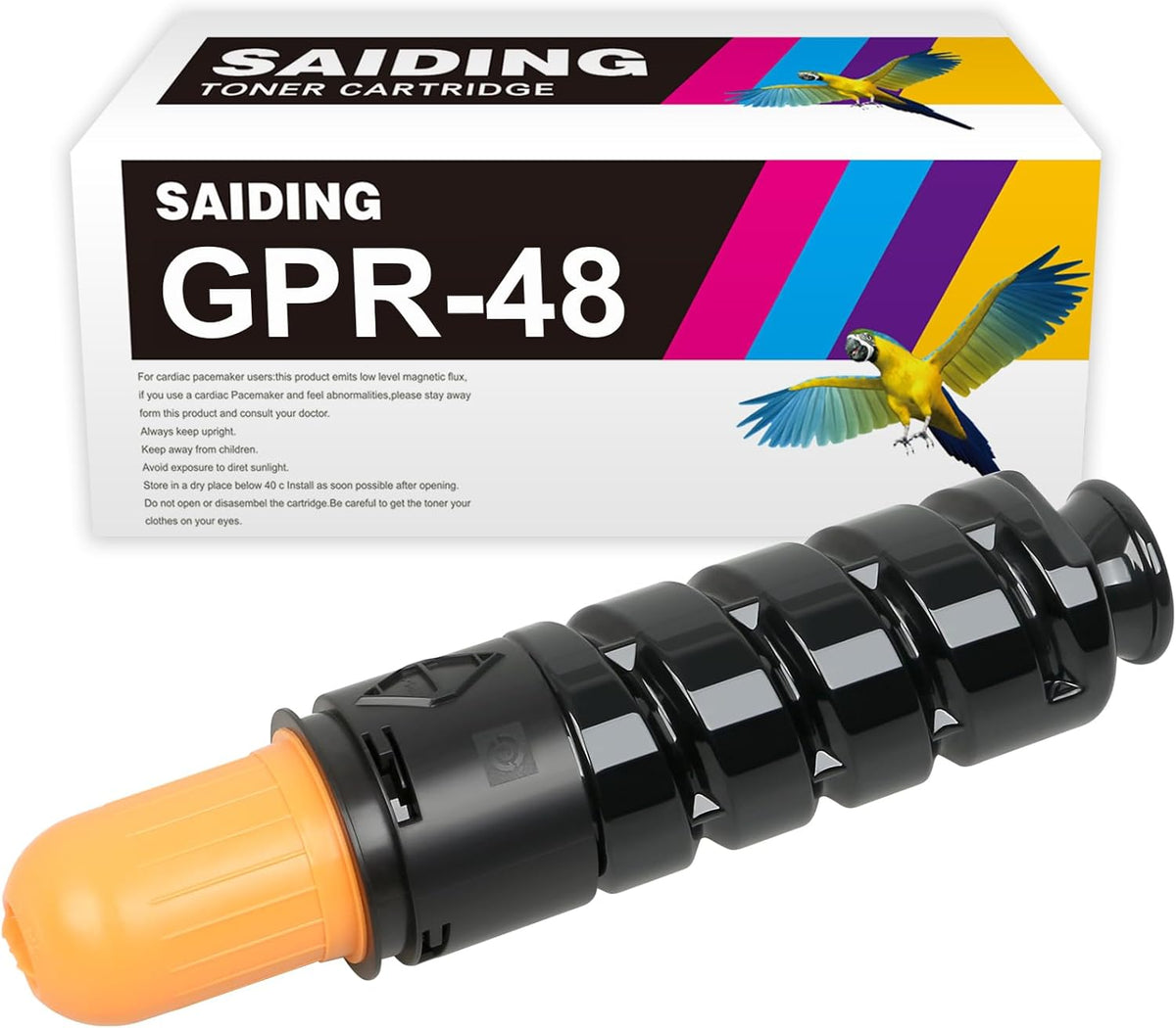 SAIDING Remanufactured GPR48 GPR-48 4788B003AA Toner Cartridge Replacement for Canon imageRUNNER Advance 400 400iF 500 500iF Printer(1-Black)