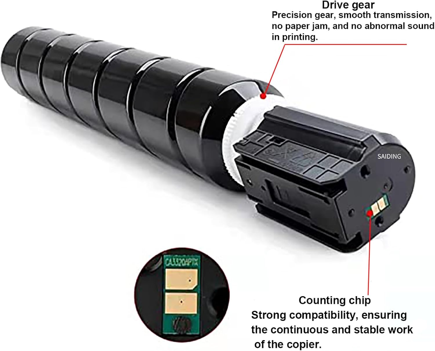 GPR55 GPR-55 Remanufactured Toner Cartridge Compatible for Canon ImageRunner Advance C5535i C5540i C5550i C5560i Printer(1Black 1Cyan 1Magenta 1Yellow)