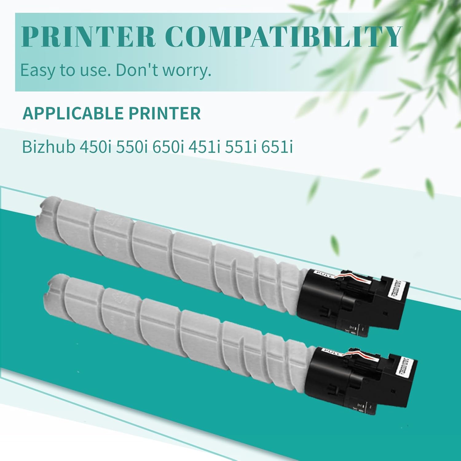 SAIDING AC79030 Compatible TN628 Toner Cartridge Replacements for use in The Konica Minolta Bizhub 450i 550i and 650i Series Printers.(2 Black,24000 Pages)