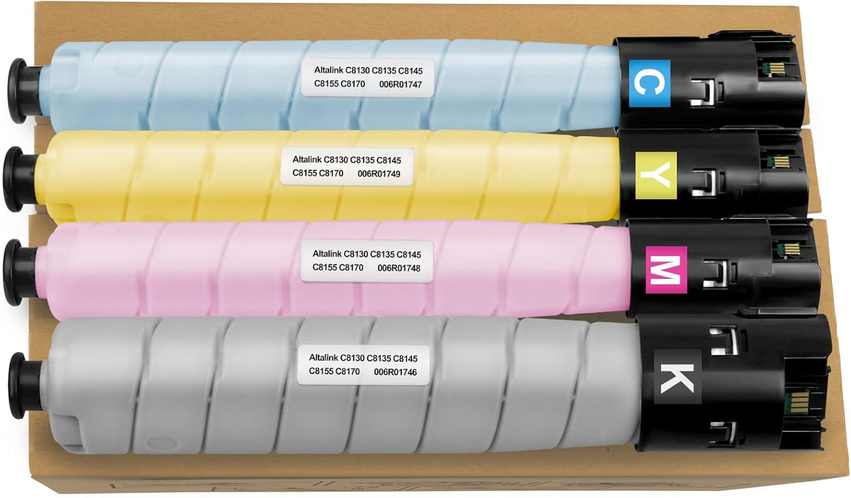 SAIDING Remanufactured Toner Cartridge Replacement for C8130 006R01746 006R01747 006R01748 006R01749 to use with Xerox Altalink C8130 C8135 C8145 C8155 C8170 (4 Pack)