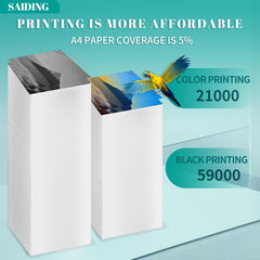 SAIDING Remanufactured Toner Cartridge Replacement for C8130 006R01746 006R01747 006R01748 006R01749 for Xerox Altalink C8130 C8135 C8145 C8155 C8170 (4 Pack)