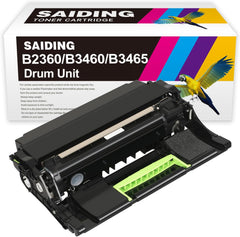 SAIDING Remanufactured B2360 Drum Unit 331-9810 331-9811 KVK63 Imaging Unit Replacement for Dell B2360d B2360dn B3460dn B3465dn B3465dnf S2830dn S2830 Printer(1-Pack)