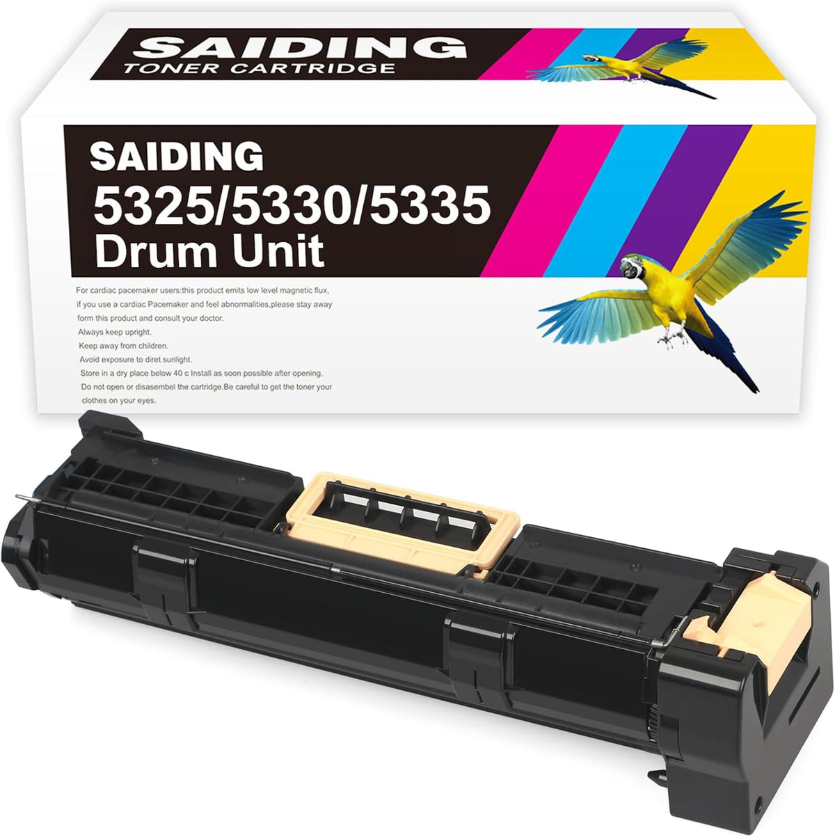 SAIDING Remanufactured Drum Unit Compatible for Xerox 013R00591 Drum Cartridge for Workcentre 5325 5330 5335 Printer (1 Black)
