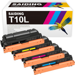 SAIDING Compatible T10 4563C001 4564C001 4565C001 4566C001 Toner Cartridge Replacement for Canon Color ImageClass X LBP1538C C1533P C1538P MF1538C C1538iF Printer.