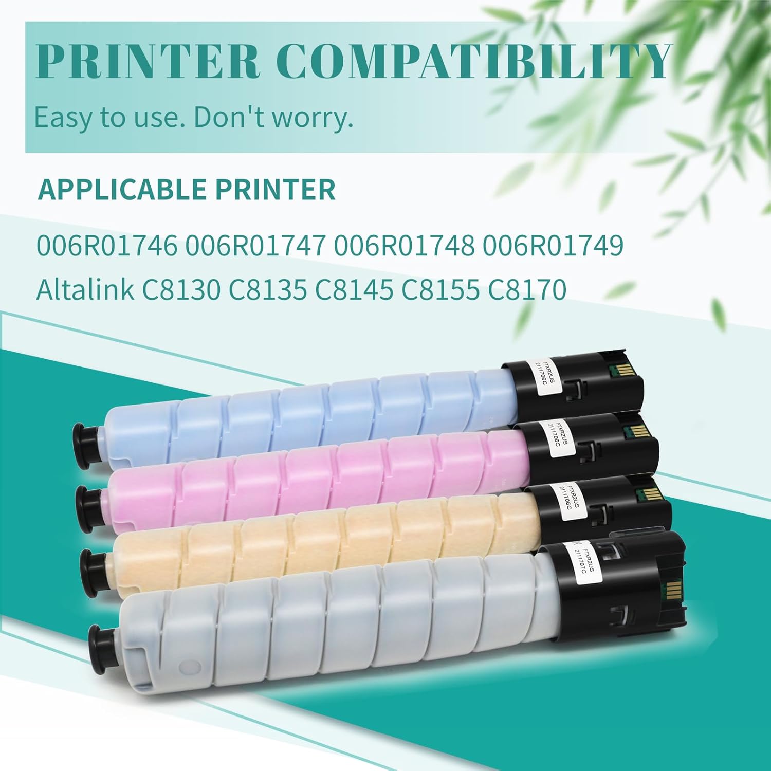 SAIDING Remanufactured Toner Cartridge Replacement for C8130 006R01746 006R01747 006R01748 006R01749 to use with Xerox Altalink C8130 C8135 C8145 C8155 C8170 (4 Pack)