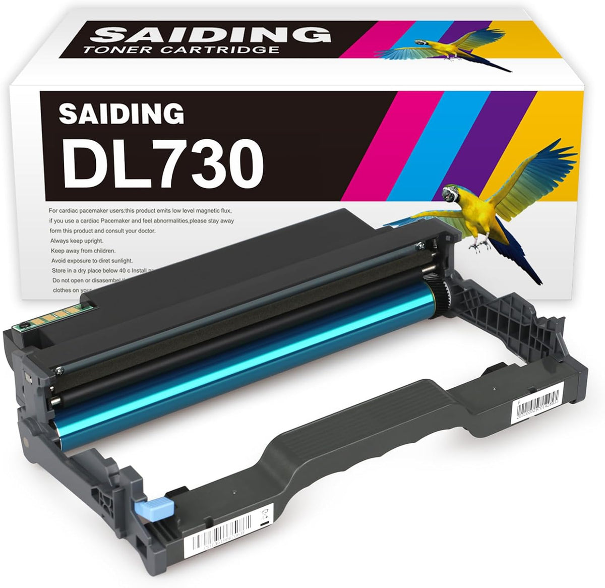 SAIDING Remanufactured Drum Cartridge Replacement for DL730 DL-730 Drum Unit for L2300DW L2350DW L2710FDW M118DW M15DW M29DW Printer (1 Pack)