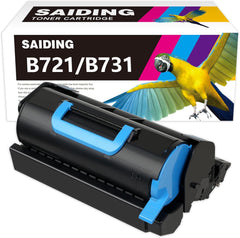 SAIDING Compatible 45488801 Toner Cartridge Replacement for B721 B731 Black Toner Carrtidge to use with OKI B721dn B731dnw B731dn (1 Black)