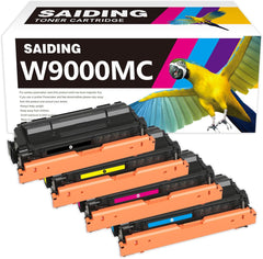 SAIDING W9000MC W9001MC W9002MC W9003MC Toner Cartridge High Yield Replacement for e65160dn e65150dn e65060dn e65050dn Printer.(4-Pack)