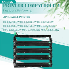 SAIDING Compatible DR229CL Drum Unit Replacement for Brother HL-L3220CDW HL-L3280CDW HL-L3295CDW HL-L3300CDW HL-L8245CDW MFC-L3720CDW MFC-L3765CDW MFC-L3780CDW MFC-L8395CDW Printer