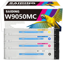 SAIDING W9050MC W9051MC W9052MC W9053MC Toner Cartridges Compatible for Color Managed MFP E87640Z E87650Z E87660 Printer.(4-Pack)