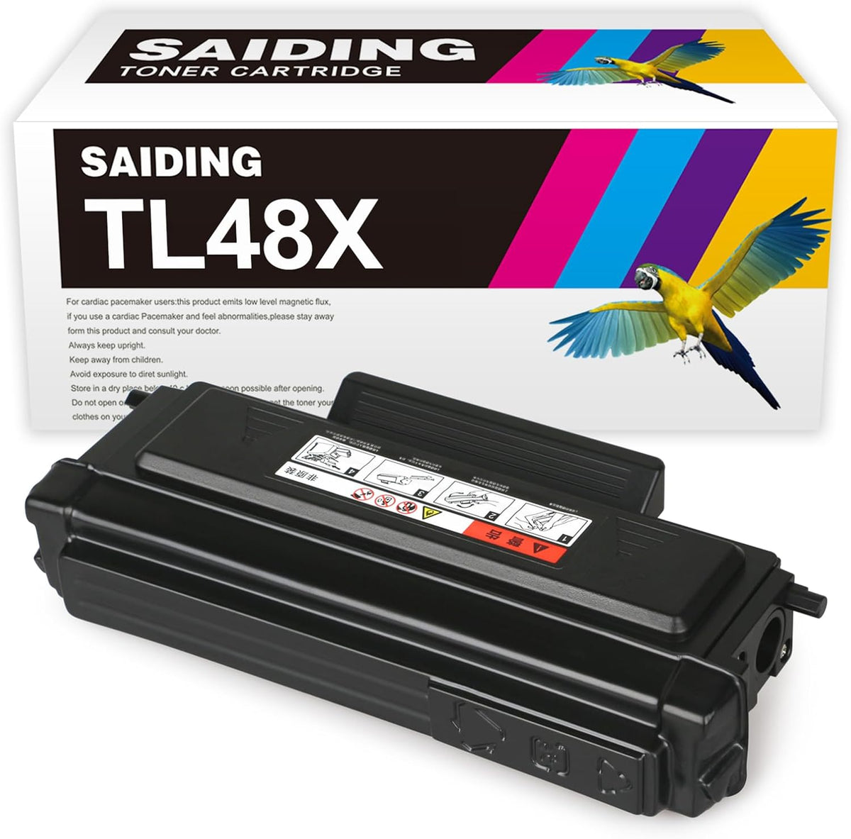 SAIDING Remanufactured 1 Black TL48X TL-48X Toner Cartridge Replacement for L2300DW L2350DW M118DW M29DW L2710FDW Monochrome Laser Printer.