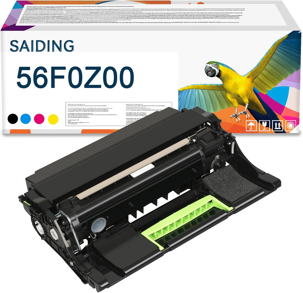 SAIDING 56F0Z00 MS321 Drum Unit Replacement for MS321 MS421 MS521 MX321 MX521 B2338dw B2442dw B2546dn B2546dw B2650dn B2650dw M1242 M1246 M3250 MB2338adw Printer.